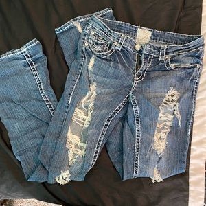 LA Idol distressed denim jeans